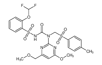 2-(difluoromethoxy)-N-((4-methoxy-6-(methoxymethyl)pyrimidin-2-yl)(tosylmethyl)carbamoyl)benzenesulfonamide CAS:99733-90-1 manufacturer & supplier