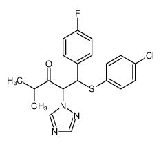 1-((4-chlorophenyl)thio)-1-(4-fluorophenyl)-4-methyl-2-(1H-1,2,4-triazol-1-yl)pentan-3-one CAS:99736-45-5 manufacturer & supplier