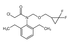 2-chloro-N-(2,6-diethylphenyl)-N-(((2,2-difluorocyclopropyl)methoxy)methyl)acetamide CAS:99737-25-4 manufacturer & supplier