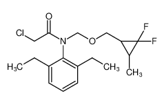 2-chloro-N-(2,6-diethylphenyl)-N-(((2,2-difluoro-3-methylcyclopropyl)methoxy)methyl)acetamide CAS:99737-33-4 manufacturer & supplier