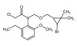 N-(((3-bromo-2,2-dimethylcyclopropyl)methoxy)methyl)-2-chloro-N-(2-ethyl-6-methoxyphenyl)acetamide CAS:99737-53-8 manufacturer & supplier