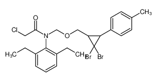 2-chloro-N-(((2,2-dibromo-3-(p-tolyl)cyclopropyl)methoxy)methyl)-N-(2,6-diethylphenyl)acetamide CAS:99737-73-2 manufacturer & supplier