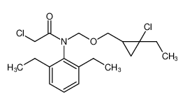 2-chloro-N-(((2-chloro-2-ethylcyclopropyl)methoxy)methyl)-N-(2,6-diethylphenyl)acetamide CAS:99737-87-8 manufacturer & supplier