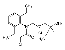 2-chloro-N-(((2-chloro-1,2-dimethylcyclopropyl)methoxy)methyl)-N-(2,6-diethylphenyl)acetamide CAS:99738-05-3 manufacturer & supplier