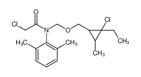 2-chloro-N-(((2-chloro-2-ethyl-3-methylcyclopropyl)methoxy)methyl)-N-(2,6-dimethylphenyl)acetamide CAS:99738-29-1 manufacturer & supplier