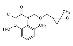 2-chloro-N-(((2-chloro-2-methylcyclopropyl)methoxy)methyl)-N-(2-methoxy-6-methylphenyl)acetamide CAS:99738-32-6 manufacturer & supplier