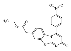 ethyl 2-(4-(4-nitrophenyl)-2-oxo-2H-benzo[4,5]thiazolo[3,2-a]pyrimidin-8-yl)acetate CAS:99738-59-7 manufacturer & supplier