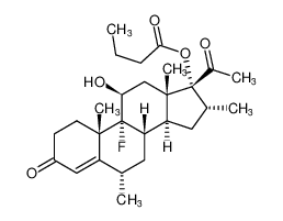 (6S,8S,9R,10S,11S,13S,14S,16R,17R)-17-acetyl-9-fluoro-11-hydroxy-6,10,13,16-tetramethyl-3-oxo-2,3,6,7,8,9,10,11,12,13,14,15,16,17-tetradecahydro-1H-cyclopenta[a]phenanthren-17-yl butyrate CAS:99741-09-0 manufacturer & supplier