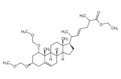 ethyl (6R,E)-6-((1S,3R,8S,9S,10R,13R,14S,17R)-1,3-bis(methoxymethoxy)-10,13-dimethyl-2,3,4,7,8,9,10,11,12,13,14,15,16,17-tetradecahydro-1H-cyclopenta[a]phenanthren-17-yl)-2-methylhept-4-enoate CAS:99741-50-1 manufacturer & supplier