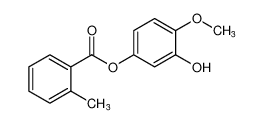 Benzoic acid, 2-methyl-, 3-hydroxy-4-methoxyphenyl ester CAS:99741-70-5 manufacturer & supplier