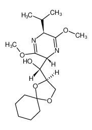 (3R,6S,1'R,2'R)-3-(2,3-Cyclohexylidenedioxy-1-hydroxypropyl)-3,6-dihydro-6-isopropyl-2,5-dimethoxypyrazine CAS:99744-72-6 manufacturer & supplier