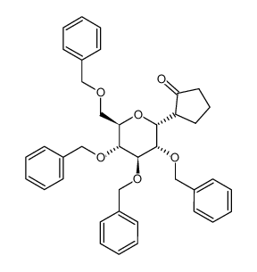 2-(2,3,4,6-Tetra-O-benzyl-α-D-glucopyranosyl)-1-cyclopentanon CAS:99746-82-4 manufacturer & supplier