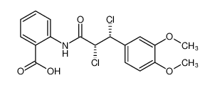 2-((2R,3R)-2,3-dichloro-3-(3,4-dimethoxyphenyl)propanamido)benzoic acid CAS:99753-93-2 manufacturer & supplier