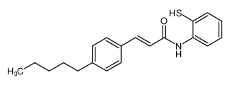 2-Propenamide, N-(2-mercaptophenyl)-3-(4-pentylphenyl)-, (E)- CAS:99754-04-8 manufacturer & supplier