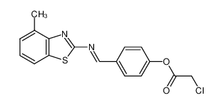 Chloro-acetic acid 4-{[(E)-4-methyl-benzothiazol-2-ylimino]-methyl}-phenyl ester CAS:99757-22-9 manufacturer & supplier