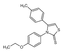 2(3H)-Thiazolethione, 3-(4-ethoxyphenyl)-4-(4-methylphenyl)- CAS:99757-37-6 manufacturer & supplier