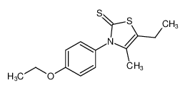 2(3H)-Thiazolethione, 3-(4-ethoxyphenyl)-5-ethyl-4-methyl- CAS:99757-41-2 manufacturer & supplier