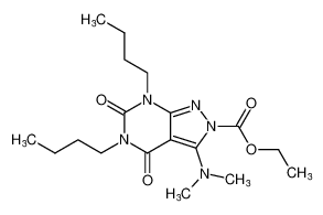 ethyl 5,7-dibutyl-3-(dimethylamino)-4,6-dioxo-4,5,6,7-tetrahydro-2H-pyrazolo[3,4-d]pyrimidine-2-carboxylate CAS:99760-37-9 manufacturer & supplier