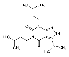 3-(dimethylamino)-5,7-diisopentyl-2,7-dihydro-4H-pyrazolo[3,4-d]pyrimidine-4,6(5H)-dione CAS:99760-62-0 manufacturer & supplier