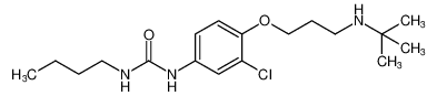 1-butyl-3-(4-(3-(tert-butylamino)propoxy)-3-chlorophenyl)urea CAS:99761-02-1 manufacturer & supplier