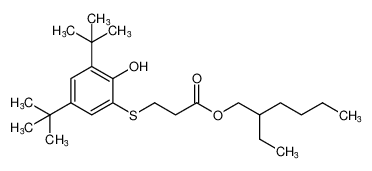 2-ethylhexyl 3-((3,5-di-tert-butyl-2-hydroxyphenyl)thio)propanoate CAS:99762-09-1 manufacturer & supplier