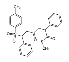 1-((methylthio)carbonyl)-5-(p-tolylsulfonyl)-1,5-diphenyl-3-pentanone CAS:99765-79-4 manufacturer & supplier