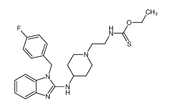 O-ethyl (2-(4-((1-(4-fluorobenzyl)-1H-benzo[d]imidazol-2-yl)amino)piperidin-1-yl)ethyl)carbamothioate CAS:99780-30-0 manufacturer & supplier