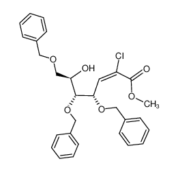 methyl E-4,5,7-tri-O-benzyl-2-chloro-2,3-dideoxy-D-ribo-hept-2-enonate CAS:99790-20-2 manufacturer & supplier