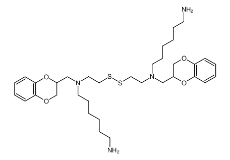 N1-(2-{2-[(6-Amino-hexyl)-(2,3-dihydro-benzo[1,4]dioxin-2-ylmethyl)-amino]-ethyldisulfanyl}-ethyl)-N1-(2,3-dihydro-benzo[1,4]dioxin-2-ylmethyl)-hexane-1,6-diamine CAS:99791-46-5 manufacturer & supplier