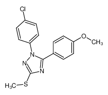 1-(4-Chloro-phenyl)-5-(4-methoxy-phenyl)-3-methylsulfanyl-1H-[1,2,4]triazole CAS:99793-42-7 manufacturer & supplier