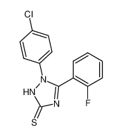 1-(4-Chloro-phenyl)-5-(2-fluoro-phenyl)-1,2-dihydro-[1,2,4]triazole-3-thione CAS:99793-90-5 manufacturer & supplier