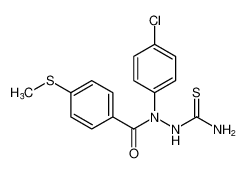 2-(4-chlorophenyl)-2-(4-(methylthio)benzoyl)hydrazine-1-carbothioamide CAS:99794-12-4 manufacturer & supplier