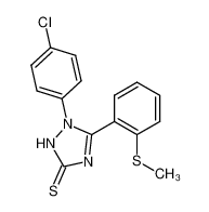 1-(4-Chloro-phenyl)-5-(2-methylsulfanyl-phenyl)-1,2-dihydro-[1,2,4]triazole-3-thione CAS:99794-17-9 manufacturer & supplier