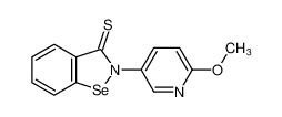 1,2-Benzisoselenazole-3(2H)-thione, 2-(6-methoxy-3-pyridinyl)- CAS:99804-10-1 manufacturer & supplier