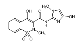 4-hydroxy-N-(4-hydroxy-1-methyl-1H-imidazol-2-yl)-2-methyl-2H-benzo[e][1,2]thiazine-3-carboxamide 1,1-dioxide CAS:99804-51-0 manufacturer & supplier