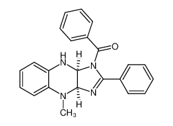 ((3aR,9aS)-4-Methyl-2-phenyl-3a,4,9,9a-tetrahydro-imidazo[4,5-b]quinoxalin-1-yl)-phenyl-methanone CAS:99806-08-3 manufacturer & supplier