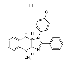 4-methyl-1-(4-chlorophenyl)-2-phenyl-cis-3a,4,9,9a-tetrahydroimidazo(4,5-b)quinoxaline hydriodide CAS:99806-10-7 manufacturer & supplier