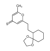 2-[2-(1,4-Dioxa-spiro[4.5]dec-6-yl)-ethyl]-6-methyl-pyran-4-thione CAS:99809-44-6 manufacturer & supplier