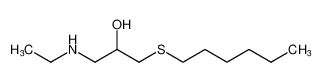 2-Propanol, 1-(ethylamino)-3-(hexylthio)- CAS:99818-16-3 manufacturer & supplier