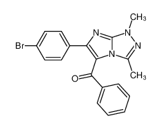 (6-(4-bromophenyl)-1,3-dimethyl-1H-imidazo[2,1-c][1,2,4]triazol-5-yl)(phenyl)methanone CAS:99819-09-7 manufacturer & supplier