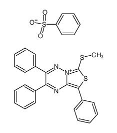 6-methylthio-2,3,8-triphenylthiazolo(3,4-b)(1,2,4)triazinium benzenesulfonate CAS:99819-49-5 manufacturer & supplier