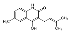 4-hydroxy-6-methyl-3-prenylquinolin-2(1H)one CAS:99822-04-5 manufacturer & supplier