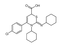 4-(4-chlorophenyl)-3-cyclohexyl-2-cyclohexylimino-6H-1,3-thiazine-6-carboxylic acid CAS:99822-63-6 manufacturer & supplier