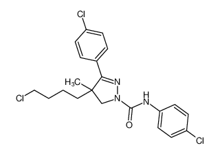 4-(4-chlorobutyl)-N,3-bis(4-chlorophenyl)-4-methyl-4,5-dihydro-1H-pyrazole-1-carboxamide CAS:99823-19-5 manufacturer & supplier