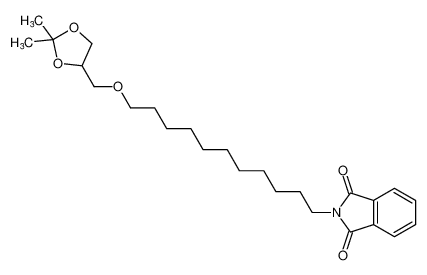 1H-Isoindole-1,3(2H)-dione,2-[11-[(2,2-dimethyl-1,3-dioxolan-4-yl)methoxy]undecyl]- CAS:99824-44-9 manufacturer & supplier