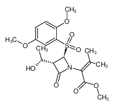 3(S)-(1(R)-hydroxyethyl)-4(R)-((2,5-dimethoxyphenyl)sulfonyl)-1-(1-(methoxycarbonyl)-2-methyl-1-propen-1-yl)azetidin-2-one CAS:99827-43-7 manufacturer & supplier