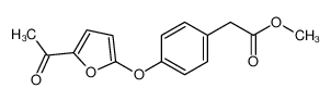 methyl 2-[4-(5-acetylfuran-2-yl)oxyphenyl]acetate CAS:99834-89-6 manufacturer & supplier