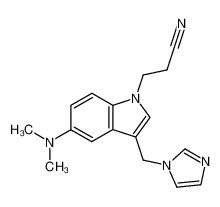 3-(5-Dimethylamino-3-imidazol-1-ylmethyl-indol-1-yl)-propionitrile CAS:99838-28-5 manufacturer & supplier