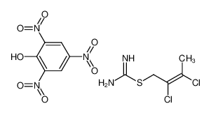 Picric acid; compound with 2-((E)-2,3-dichloro-but-2-enyl)-isothiourea CAS:99854-52-1 manufacturer & supplier