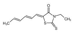 3-ethyl-5-y(Ξ)-hexa-2t,4t-dienylidene]-2-thioxo-thiazolidin-4-one CAS:99854-77-0 manufacturer & supplier